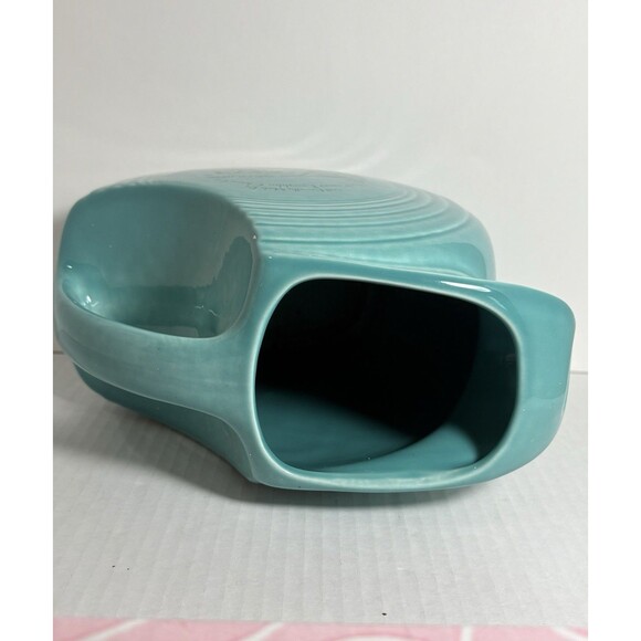Fiesta 60th Anniversary Fiestaware Turquoise Large Disc Pitcher 67oz 7.5” - Picture 5 of 7